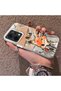 Oppo Reno 14/14F Compatible Cartoon Fox Nick Patterned Case Acrylic Hard Back Silicone Edge - 3