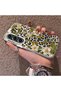 Tecno Camon 40(Cm5) Compatible Aesthetic Floral-Leopard Pattern Case Acrylic Hard Back Silicone Edge - 3
