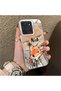 حافظة لهاتف Xiaomi Poco C85 4G متوافقة مع الرسوم المتحركة Fox Nick Pattern مصنوعة من الأكريليك الصلب وحافة من السيليكون - 2