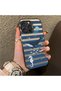 iPhone 16 Pro Compatible Sea Creatures Whale Horse Seahorse Patterned Case Acrylic Back Cover Silicone Edge - 2