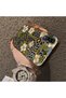 Samsung Galaxy A50/A50S/A30S Compatible Aesthetic Flower-Leopard Pattern Case Acrylic Hard Back Silicon Edge - 4