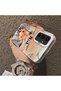 Samsung Galaxy A54 Compatible Cartoon Fox Nick Patterned Case Acrylic Hard Back Silicon Edge - 4