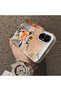 Realme C67 4g Compatible Cartoon Fox Nick Patterned Case Acrylic Hard Back Silicon Edge - 4