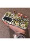 Vivo Y31/Y21D Compatible Aesthetic Flower-Leopard Pattern Case Acrylic Hard Back Silicone Edge - 3