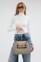 Italian Design 100% Genuine Leather Women's Hand and Shoulder Bag - Handcrafted Italian Style Crossbody Model - 4