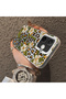 Oppo A5 Pro 4G/5G Compatible Aesthetic Floral-Leopard Pattern Case Acrylic Hard Back Silicon Edge - 4