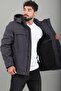 Softsheel Winter Coat with Fur Inside and Chest Detail Kmd 833_50524 - 4