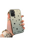 Xiaomi Poco M5S Compatible Edge Striped Black Star Pattern Protective Case Acrylic Hard Back Silicon Edge