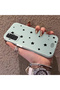 Samsung Galaxy S20 Fe 4G/5G Compatible Edge Striped Black Star Pattern Protective Case Acrylic Hard Back Silicon Edge - 3