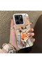 Case for Tecno Spark 20 Pro 4G/5G Compatible Cartoon Fox Nick Pattern Case Acrylic Hard Back Silicon Edges - 2
