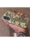 Oppo A60 Compatible Aesthetic Floral-Leopard Pattern Case Acrylic Hard Back Silicone Edge - 3