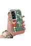 Infinix Hot 60 Pro Compatible Acrylic Hard Back Panel with Silicone Edges Vegetable Flower Pattern Phone Case