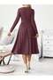 Rochie midi, mov - XL - 2