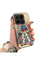 Xiaomi Mi 15t Compatible Hard Acrylic Back Silicone Edge Lens Protection Mechanical Robot Pattern Case