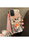 حافظة متوافقة مع هاتف Xiaomi Poco M5S مزينة بنمط رسوم متحركة على شكل ثعلب نيك، مصنوعة من الأكريليك الصلب وحافة من السيليكون - 2