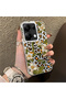Xiaomi Poco M6 Pro 4g Compatible Aesthetic Floral-Leopard Pattern Case Acrylic Hard Back Silicone Edge - 2