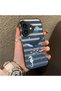 iPhone 17 Compatible Sea Creatures Whale Horse Seahorse Patterned Case Acrylic Back Cover Silicone Edge - 2