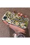 Realme C20/C20A Compatible Aesthetic Floral-Leopard Pattern Case Acrylic Hard Back Silicone Edge - 3