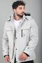 Softsheel Winter Coat with Fur Inside and Chest Detail Kmd 833_50524 - 2