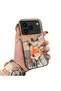 iPhone 17 Pro Max Compatible Cartoon Fox Nick Pattern Case Acrylic Hard Back Silicone Edge