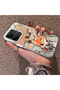 Case for Vivo V60 Lite 4G/5G Compatible Cartoon Fox Nick Pattern Case Acrylic Hard Back Silicon Edges - 3