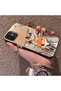 حافظة متوافقة مع هاتف iPhone 11 مصنوعة من الأكريليك بتصميم كارتوني على شكل ثعلب نيك وحافة من السيليكون الصلب - 4