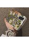 Samsung Galaxy S20 Fe 4G/5G Compatible Aesthetic Flower-Leopard Pattern Case Acrylic Hard Back Silicon Edge - 4