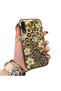 Samsung Galaxy A50/A50S/A30S Compatible Aesthetic Flower-Leopard Pattern Case Acrylic Hard Back Silicon Edge
