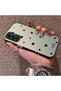 Samsung Galaxy A14 4G/5G Compatible Edge Striped Black Star Pattern Protective Case Acrylic Hard Back Silicon Edge - 3