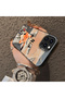 iPhone 13 Pro Compatible Cartoon Fox Nick Pattern Case Acrylic Hard Back Silicon Edge - 4