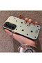 Samsung Galaxy A55 Compatible Edge Striped Black Star Pattern Protective Case Acrylic Hard Back Silicone Edge - 3