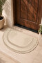 Mi̇rel Wicker Jute - Door Mat - Welcome Mat - Patterned - Wicker Mat - Decorative Stylish - Floor Mats - 2