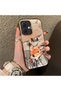 حافظة متوافقة مع هاتف Tecno Spark Go 2(KM4) مزينة بنمط رسوم متحركة على شكل ثعلب نيك، مصنوعة من الأكريليك الصلب وحافة من السيليكون - 2