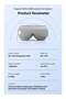 Bluetooth Smart Eye Massager Machine with Heat, Air Compression, Vibration & Music - 5 Massage Modes, 1200mAh Battery, Type-C Charging, Portable & Foldable for Eye Strain & Headache Relief - 7