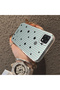Oppo A15/A15S Compatible Edge Striped Black Star Pattern Protective Case Acrylic Hard Back Silicon Edge - 4