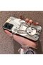Samsung Galaxy A06 4G/5G Compatible Cartoon Fox Judy Pattern Case Acrylic Hard Back Silicon Edge - 3