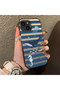 iPhone 13/14 Compatible Sea Creatures Whale Horse Seahorse Patterned Case Acrylic Back Cover Silicone Edge - 3