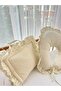 Ruffled Nursing Pillow Bottom Opening Bag Set - 2
