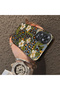 Oppo A60 Compatible Aesthetic Floral-Leopard Pattern Case Acrylic Hard Back Silicone Edge - 4