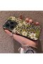 Tecno Spark 20 Pro 4G/5G Compatible Aesthetic Flower-Leopard Pattern Case Acrylic Hard Back Silicon Edge - 3