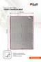 Wandelröschen Microfiber Wide Surface Professional Showcase Glass Cleaning Cloth 70X50 cm Red - 6