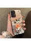 Samsung Galaxy A32 4g Compatible Cartoon Fox Nick Patterned Case Acrylic Hard Back Silicon Edge - 2