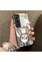 Realme C65 4g Compatible Cartoon Fox Judy Patterned Case Acrylic Hard Back Silicon Edges - 2