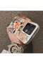 Vivo V60 Compatible Cartoon Fox Nick Patterned Case Acrylic Hard Back Silicon Edge - 4