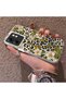 Infinix Hot 50I Compatible Aesthetic Floral-Leopard Pattern Case Acrylic Hard Back Silicone Edge - 3