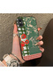 Vegetable Flower Pattern Phone Case with Acrylic Hard Back Panel and Silicone Edges Compatible with iPhone X/Xs - 2