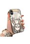 iPhone XS Max Compatible Cartoon Fox Judy Pattern Case Acrylic Hard Back Silicon Edge