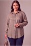 Tensel Plus Size Shirt Mink