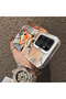 Samsung Galaxy S23 Ultra Compatible Cartoon Fox Nick Patterned Case Acrylic Hard Back Silicon Edge - 4
