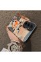 Samsung Galaxy A55 Compatible Cartoon Fox Nick Patterned Case Acrylic Hard Back Silicon Edge - 4